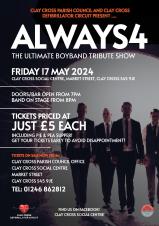 ALWAYS4 ... THE ULTIMATE BOYBAND TRIBUTE SHOW