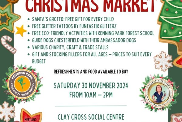 Clay Cross Christmas Market:  Save the Date