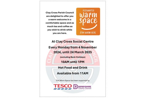 Parish Council Warm Space Is Back!