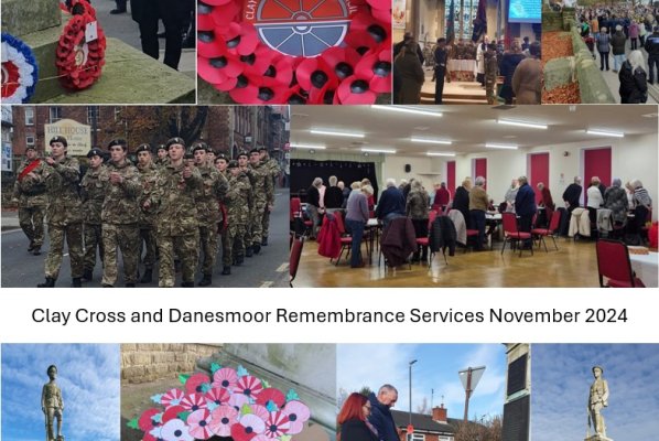 Lest We Forget ... Clay Cross and Danesmoor Remembrance Services