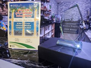 Award Winning Window Display forms part of Christmas Party Trail